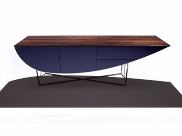 NESSUN DORMA - Rectangular wooden console table with drawers by ERBA ITALIA - view 3